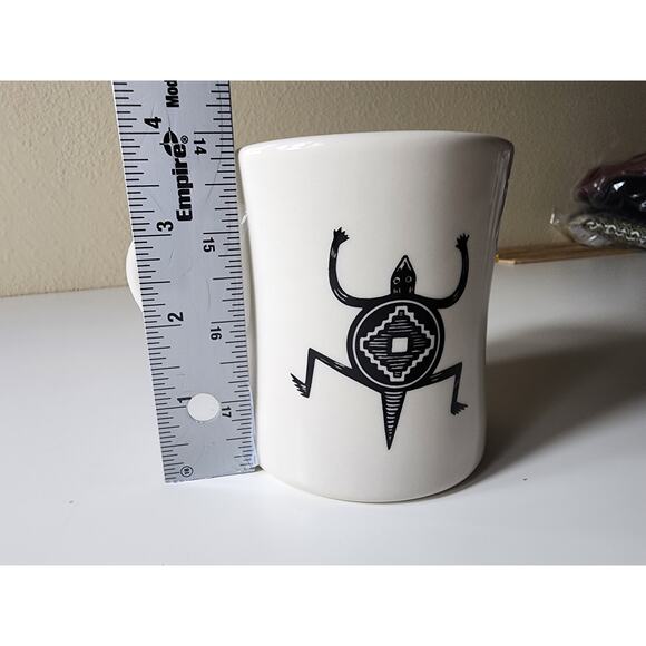 PIPESTONE "Ancient Mimbrano Indian" Coffee Mug Turtle - Picture 5 of 7